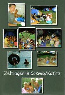 Zeltlager in Coswig