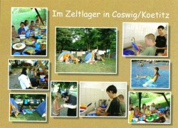 Zeltlager in Coswig